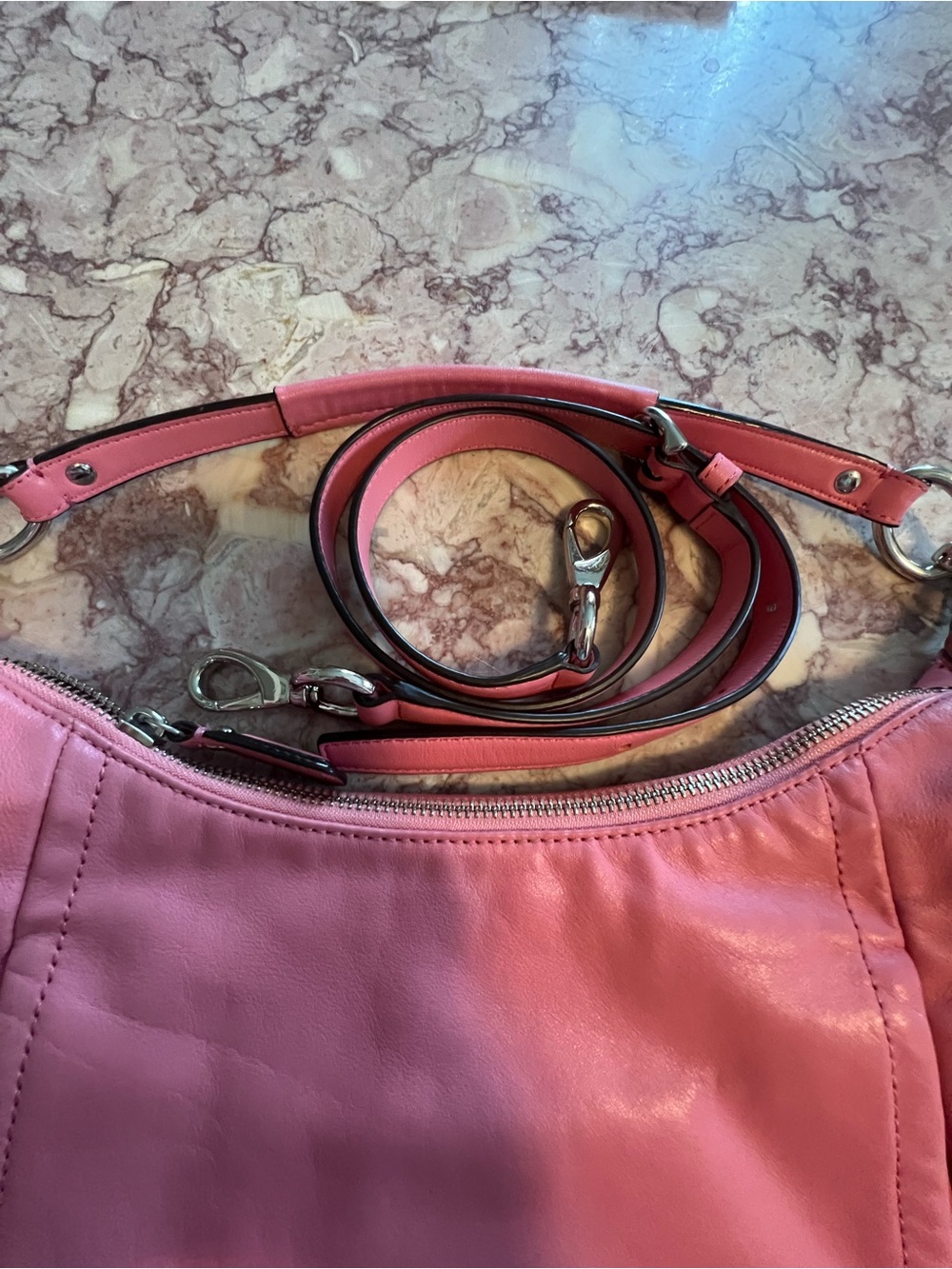 Coach Kristin Rose Crossbody Or Shoulder Bag with Front Flap F 22306 Immaculate - Picture 4 of 10